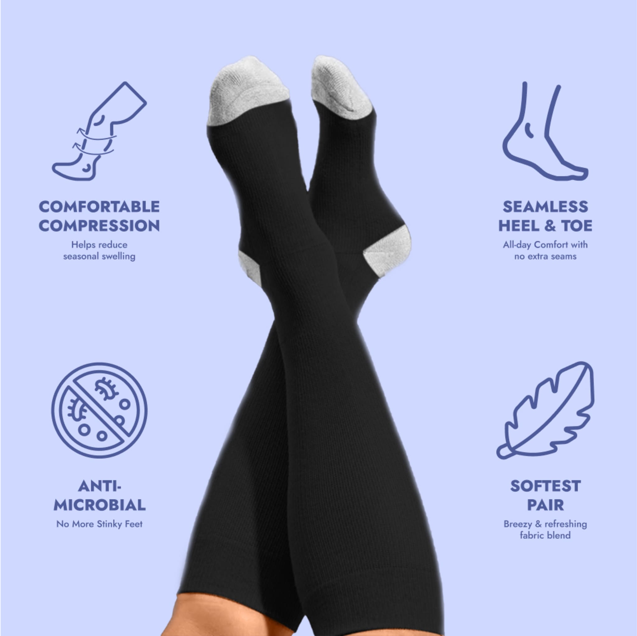 Compression Socks - Blackstar 3-Pair Pack