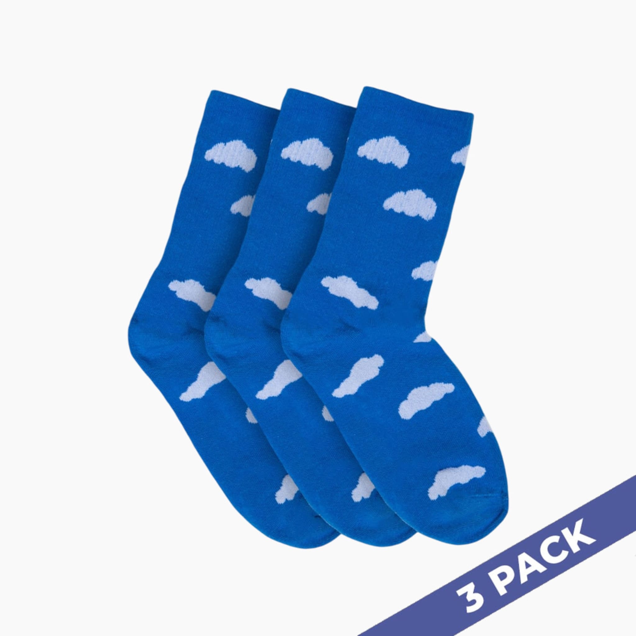 Cloud Slides - 3 Pairs of Socks